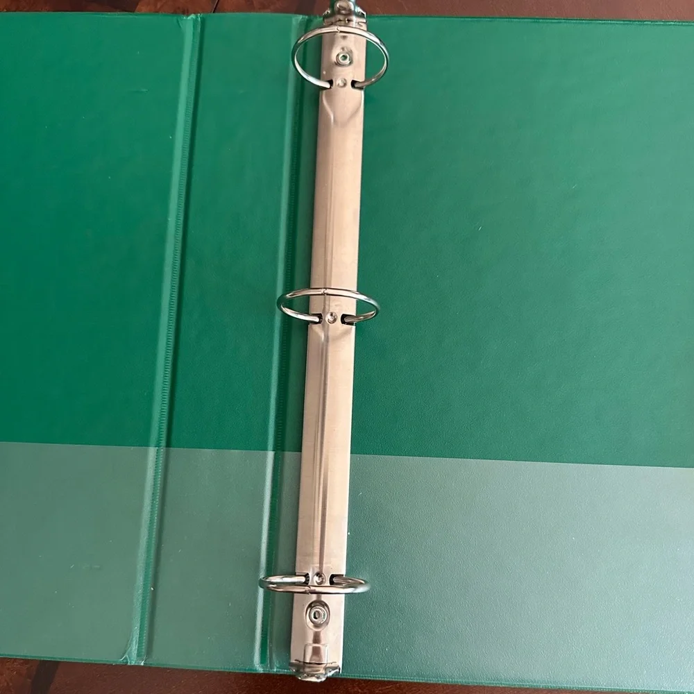 Set of Four Colorful Binders